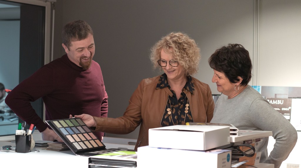 Portrait d'équipe professionnel